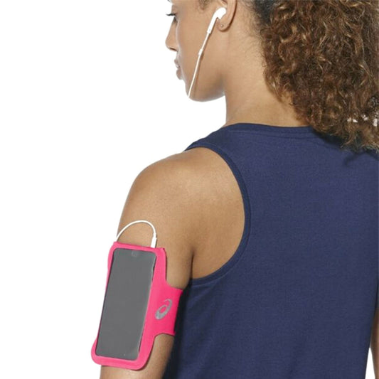 Sportarmband met Hoofdtelefoonuitgang Asics MP3 Arm Tube Roze