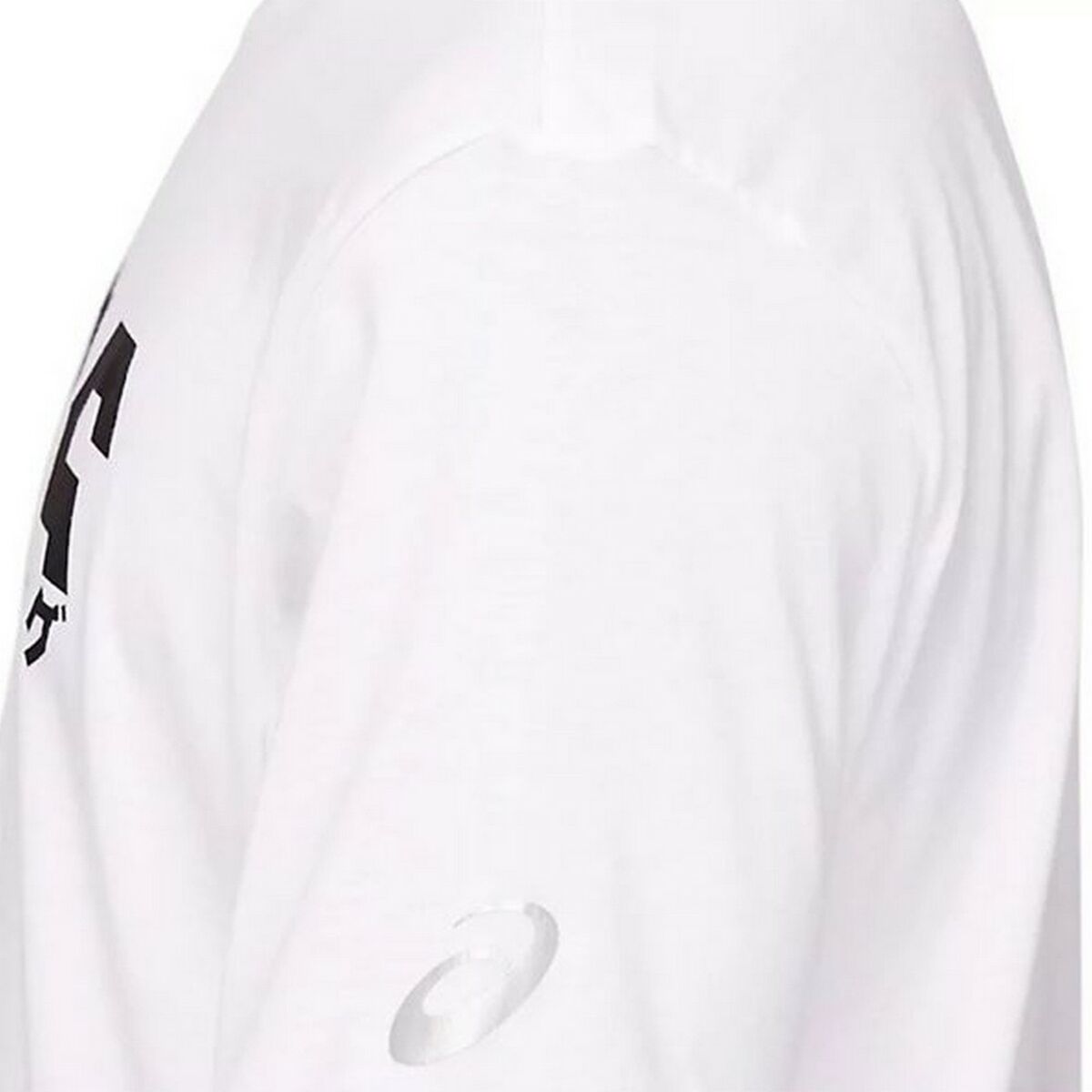 Heren-T-Shirt met Korte Mouwen Asics Katakana Wit