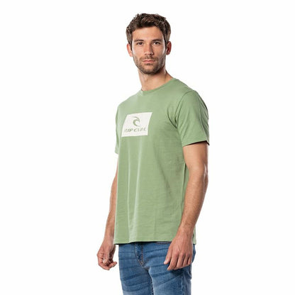 Heren-T-Shirt met Korte Mouwen Rip Curl Hallmark Groen