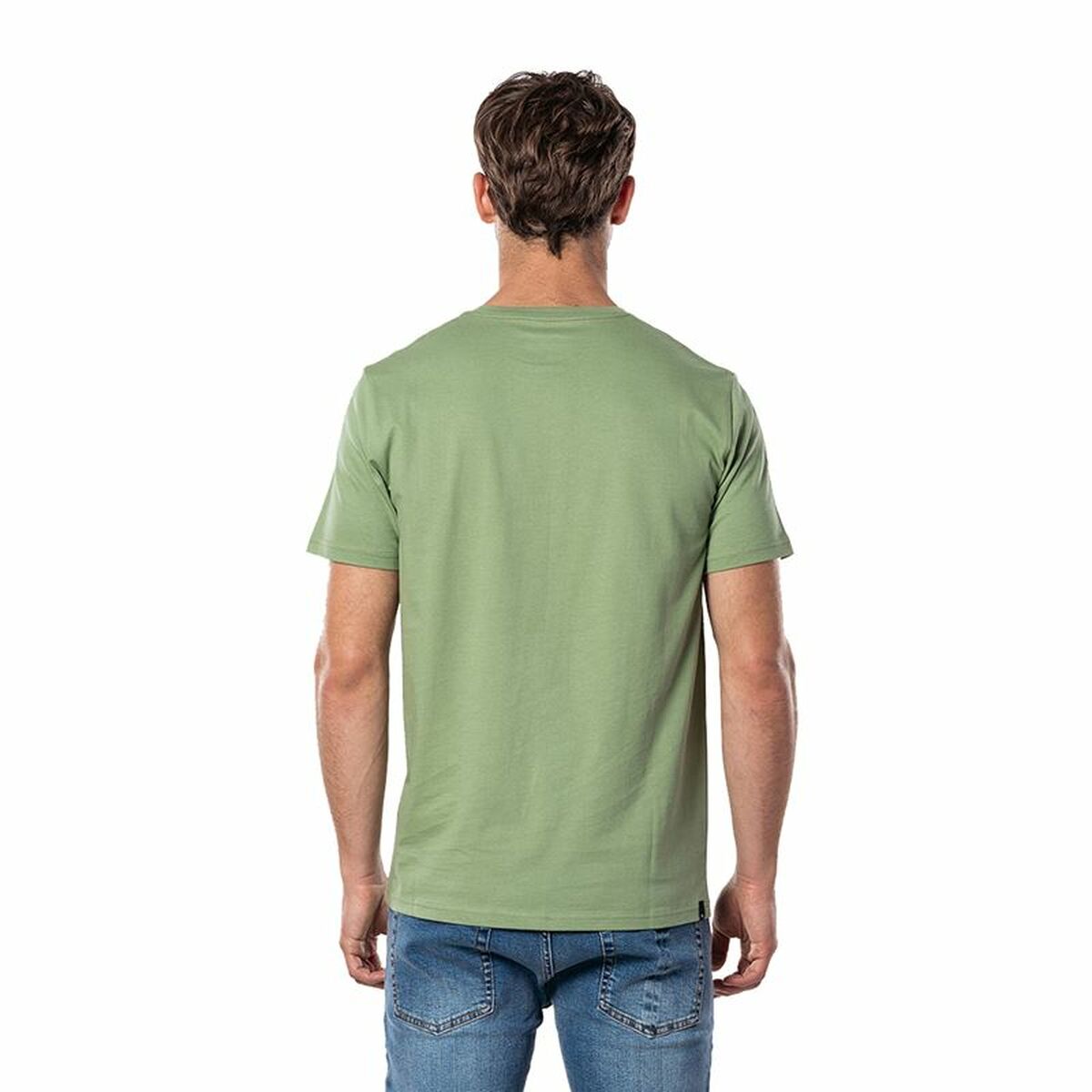 Heren-T-Shirt met Korte Mouwen Rip Curl Hallmark Groen