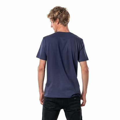 Heren-T-Shirt met Korte Mouwen Rip Curl El Mama Donkerblauw Mannen