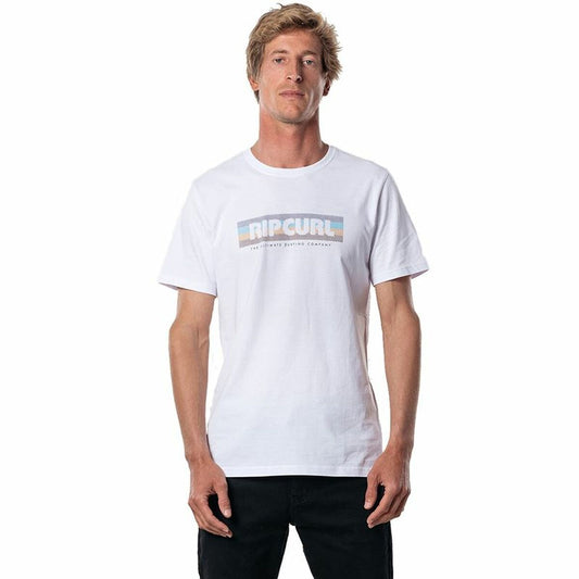Heren-T-Shirt met Korte Mouwen Rip Curl El Mama Wit