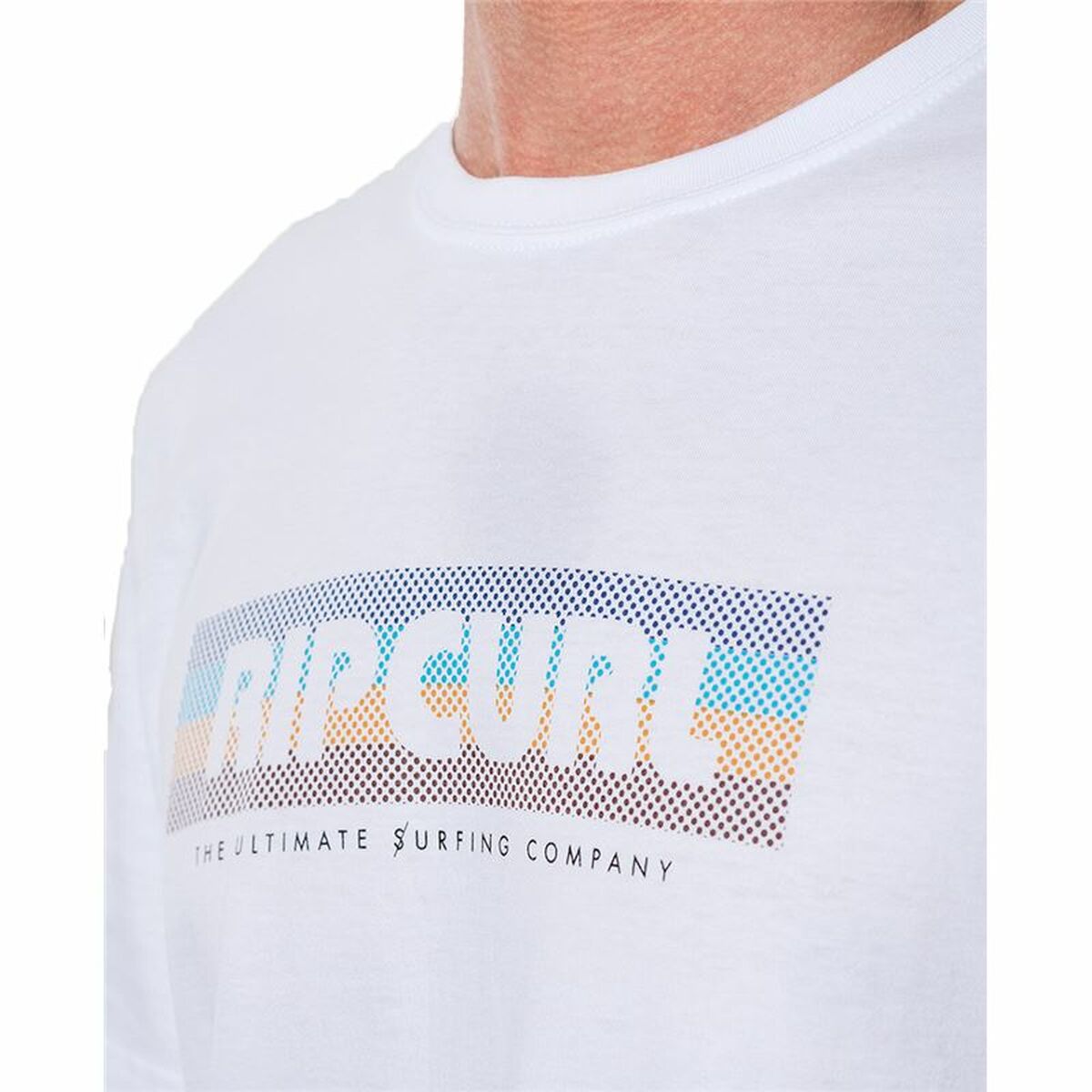 Heren-T-Shirt met Korte Mouwen Rip Curl El Mama Wit