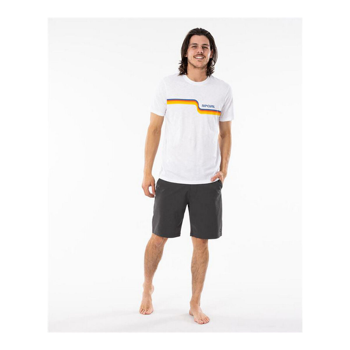Heren-T-Shirt met Korte Mouwen Rip Curl Surf Revival