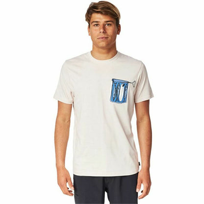 Dames-T-Shirt met Korte Mouwen Rip Curl Inda Pocket Wit