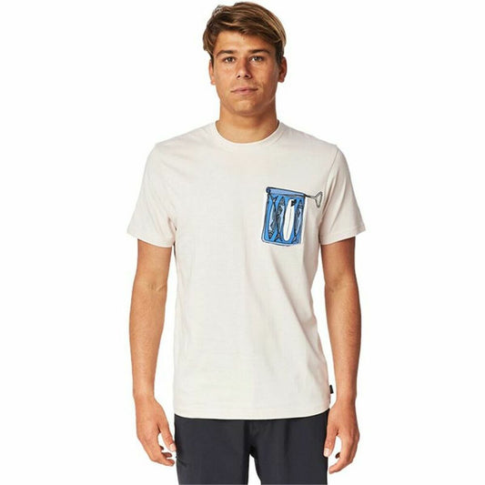 Dames-T-Shirt met Korte Mouwen Rip Curl Inda Pocket Wit