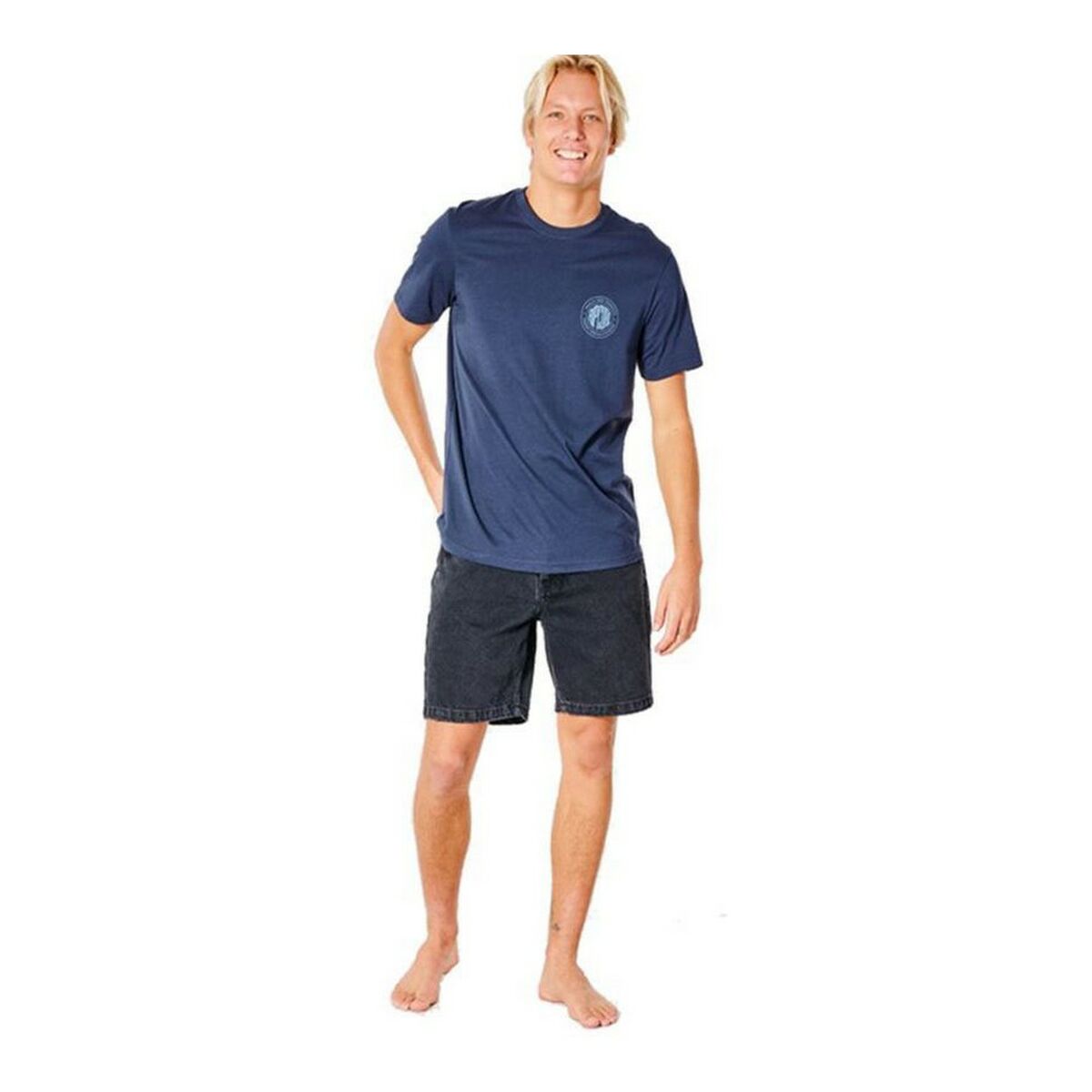 Heren-T-Shirt met Korte Mouwen Rip Curl Stapler M