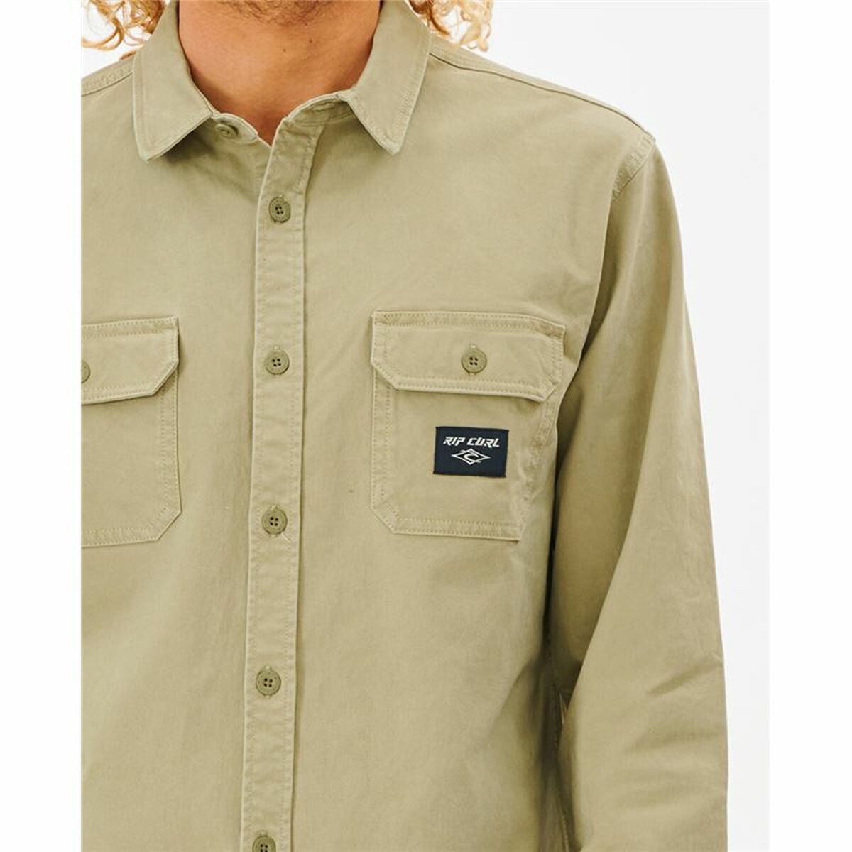 Herenshirt met Lange Mouwen Rip Curl Epic Beige