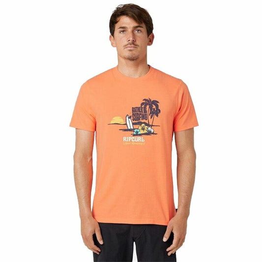 Shirt Rip Curl Framed Oranje Mannen