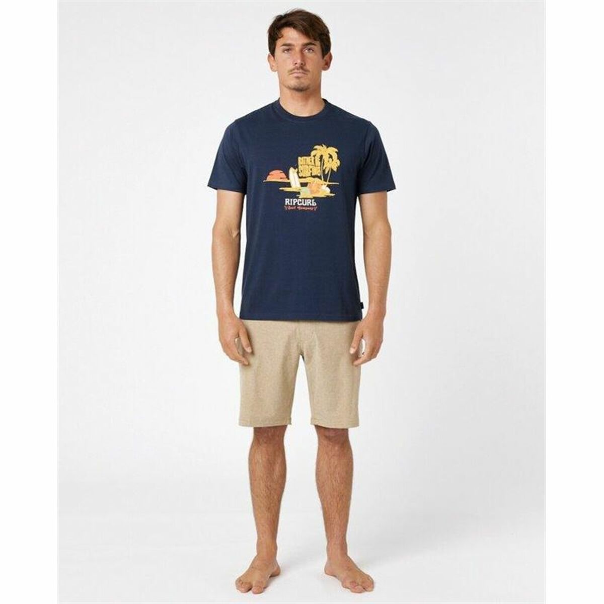 Shirt Rip Curl Framed Marineblauw Mannen