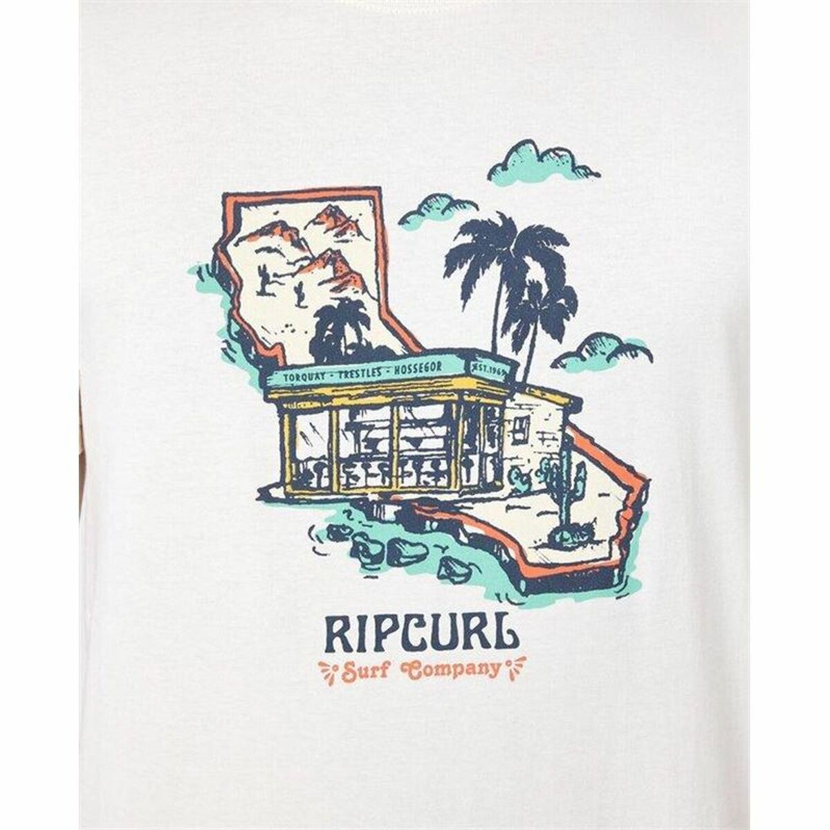 Shirt Rip Curl Framed Wit Mannen