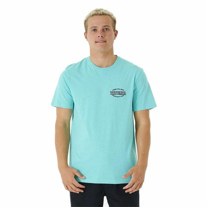 Shirt Rip Curl Slasher Aquamarijn Mannen