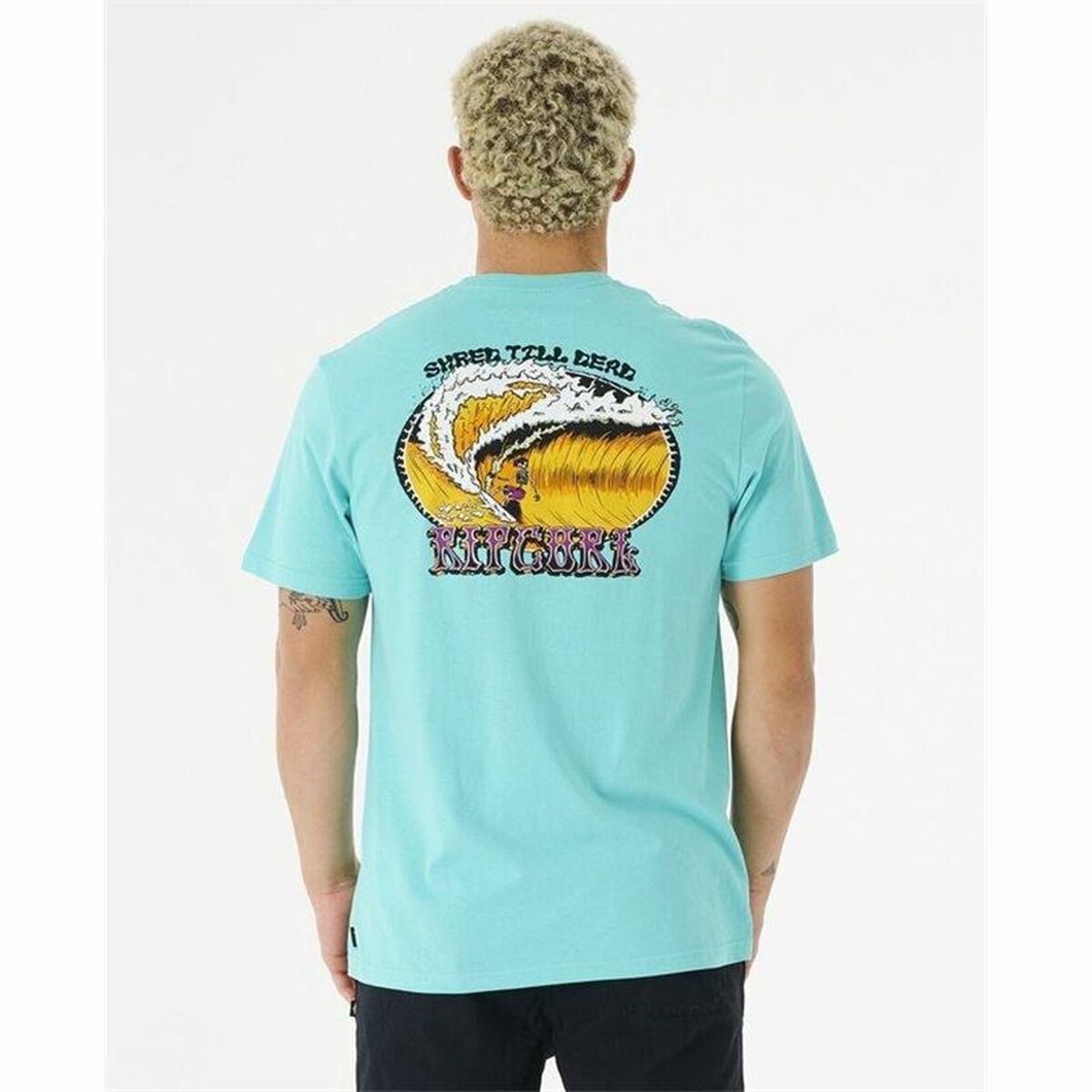 Shirt Rip Curl Slasher Aquamarijn Mannen
