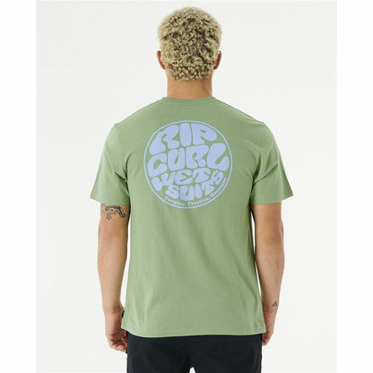 Shirt Rip Curl Wetsuit Icon Cyaan Mannen