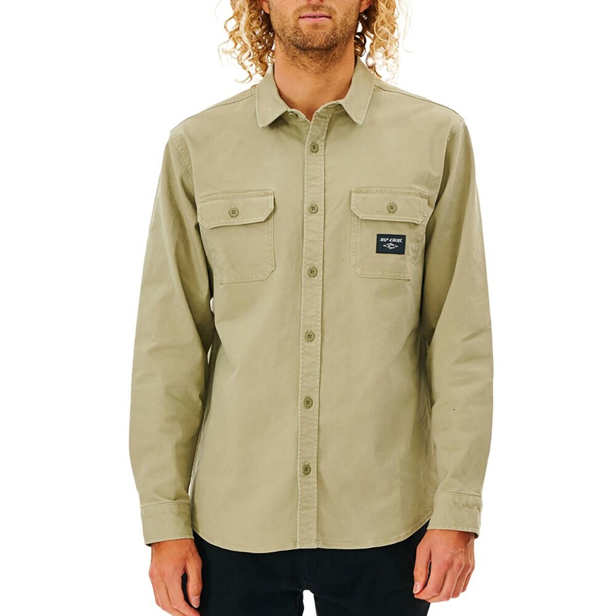 Herenshirt met Lange Mouwen Rip Curl Epic Beige