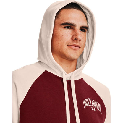 Herenhoodie Under Armour Donkerrood