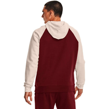Herenhoodie Under Armour Donkerrood