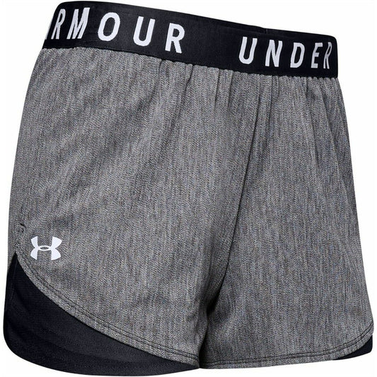 Sportbroeken voor Dames Under Armour Play Up 3.0 Twist Donker grijs Zwart